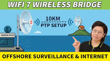 Connect a Remote Island with Wi-Fi 7 Wireless Bridges (8km PtP Wireless Link Setup)
