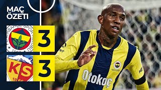 Fenerbahçe 3-3 Kayserispor 904Te Gelen Şok Şampiyonluk Yarışı Kızıştı