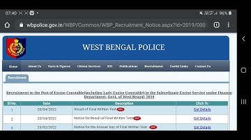 WB EXCISE 2019 RESULT PUBLISHED IN THE OFFICIAL WEBSITE🙂🙂 ll IMPORTANT INFORMATION IN THE VIDEO ll