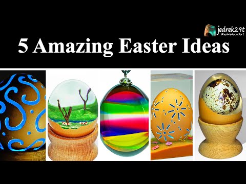 5 Amazing Easter Ideas / Easter EGG Handmade / Resin Art 