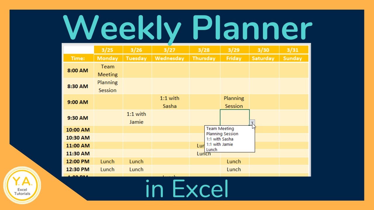 Class Schedule Maker Excel Template from i.ytimg.com