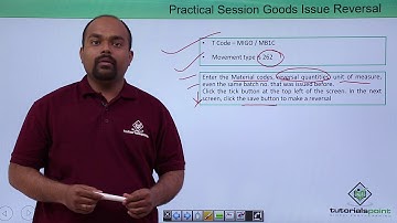 SAP PP - Goods Issue Reversal