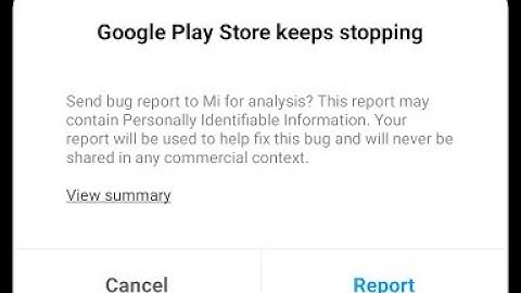google play store keeps stopping in redmi note 8 pro