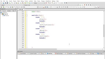 C++ Create a simple menu Part 1
