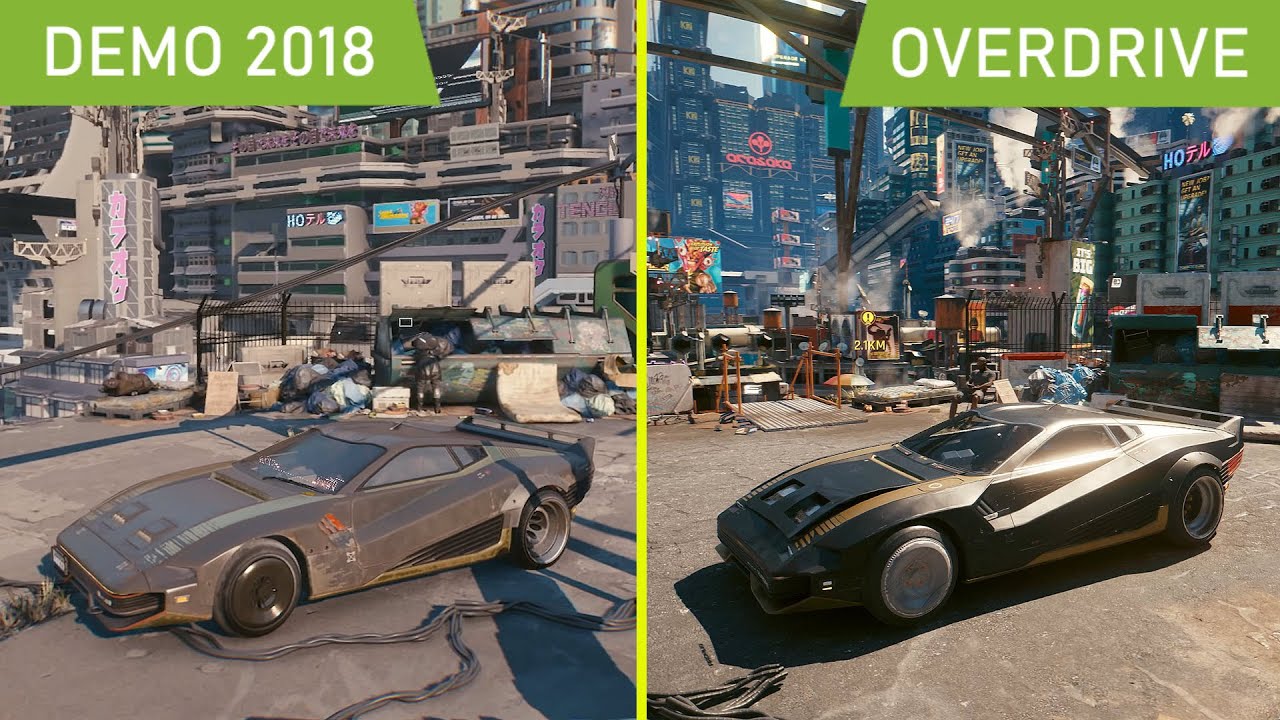 Cyberpunk 2077 patch with Ray Tracing Overdrive mode, NVIDIA DLAA