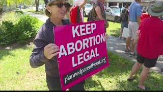 Tampa Bay women's groups protest recent abortion bans