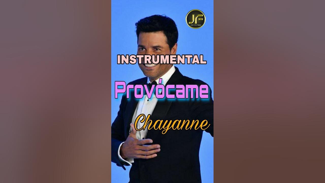 Chayanne - Provócame ⭐ (Karaoke Instrumental Audio Programado) Pista Musical 2022