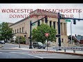 Worcester, Massachusetts: Downtown Driving Tour (August, 2019)