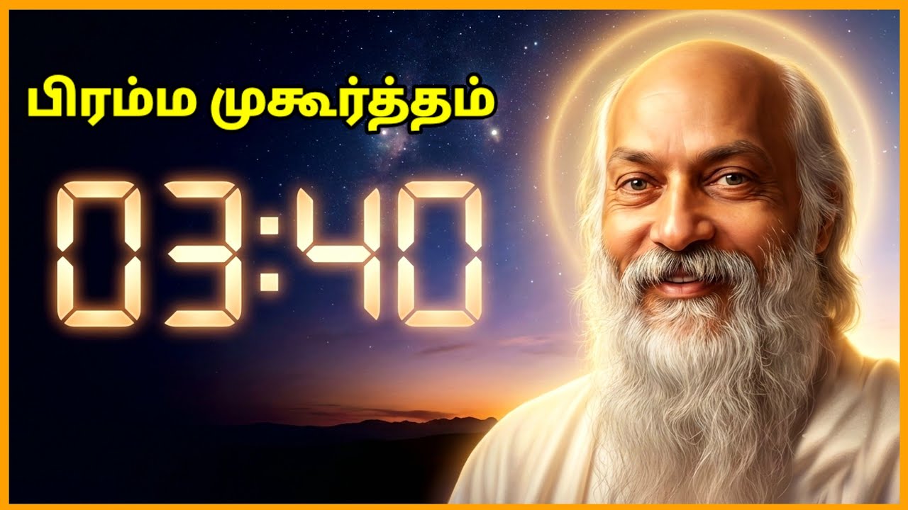 3:40 AM: இந்த நேரத்தில் விழிப்பது உங்கள் தலைவிதியை மாற்றும் | The Secret of Brahma Muhurat