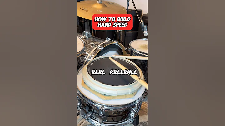 How to build HAND SPEED! (Secret to Faster Hands for Drummers) #drums #drummer  #percussion