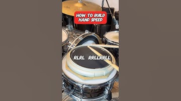 How to build HAND SPEED! (Secret to Faster Hands for Drummers) #drums #drummer  #percussion