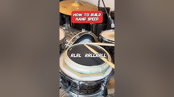 How to build HAND SPEED! (Secret to Faster Hands for Drummers) #drums #drummer  #percussion