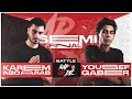 Rap Or Die League Semi Final يوسف جابر ضد كريم ابو عرب 