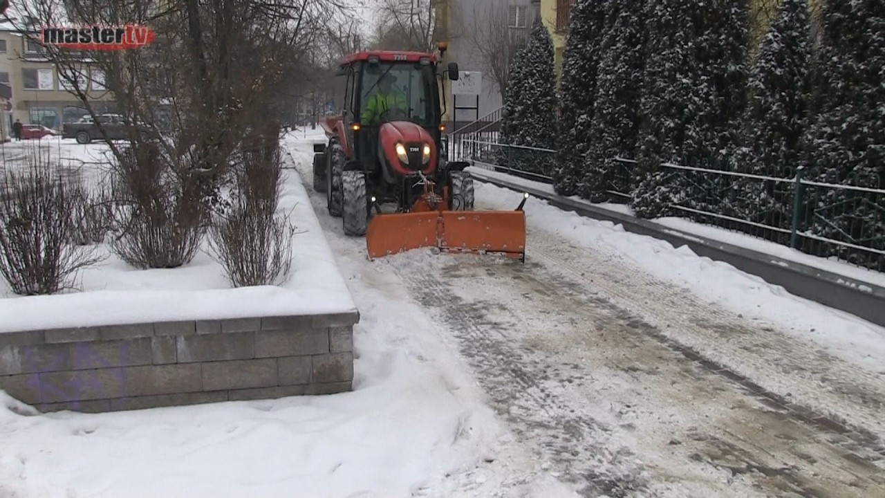 MASTER TV ŁUKÓW - Zimowe utrzymanie dróg przez ZDM w Łukowie