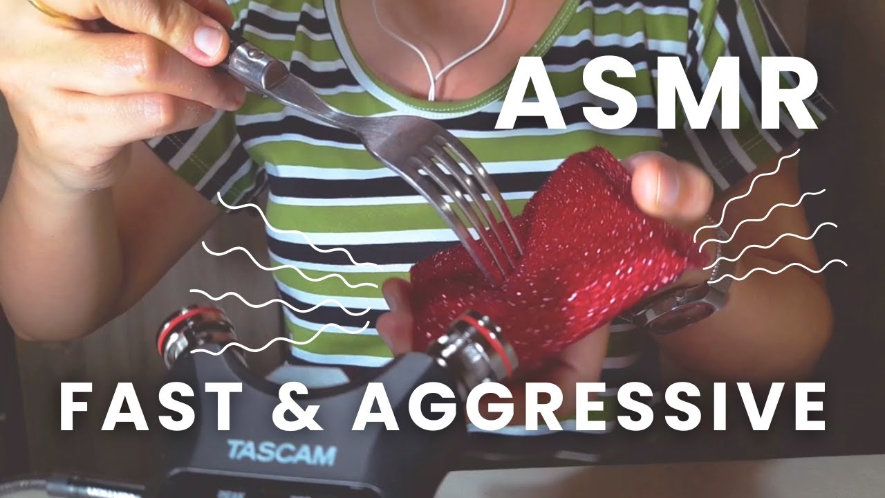 FAST & AGGRESSIVE ASMR TRIGGER ASSORTMENT - For Sleep, Tingles, Relaxation (No Talking)