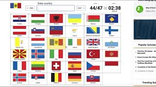 Geography ASMR - Playing Sporcle Geography Quizzes In A Quiet Whisper - Typing and Clicking Sounds screenshot 3