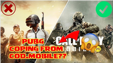 Things PUBG/BGMI Copied From Call of Duty🔥l🔥Must Watch🔥