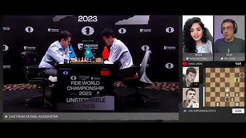 Ze dachten allemaal dat het een remise was...maar Ding speelt Rg6!