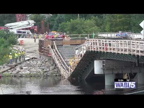MaineDOT investigating cause of partial bridge collapse in Old Town