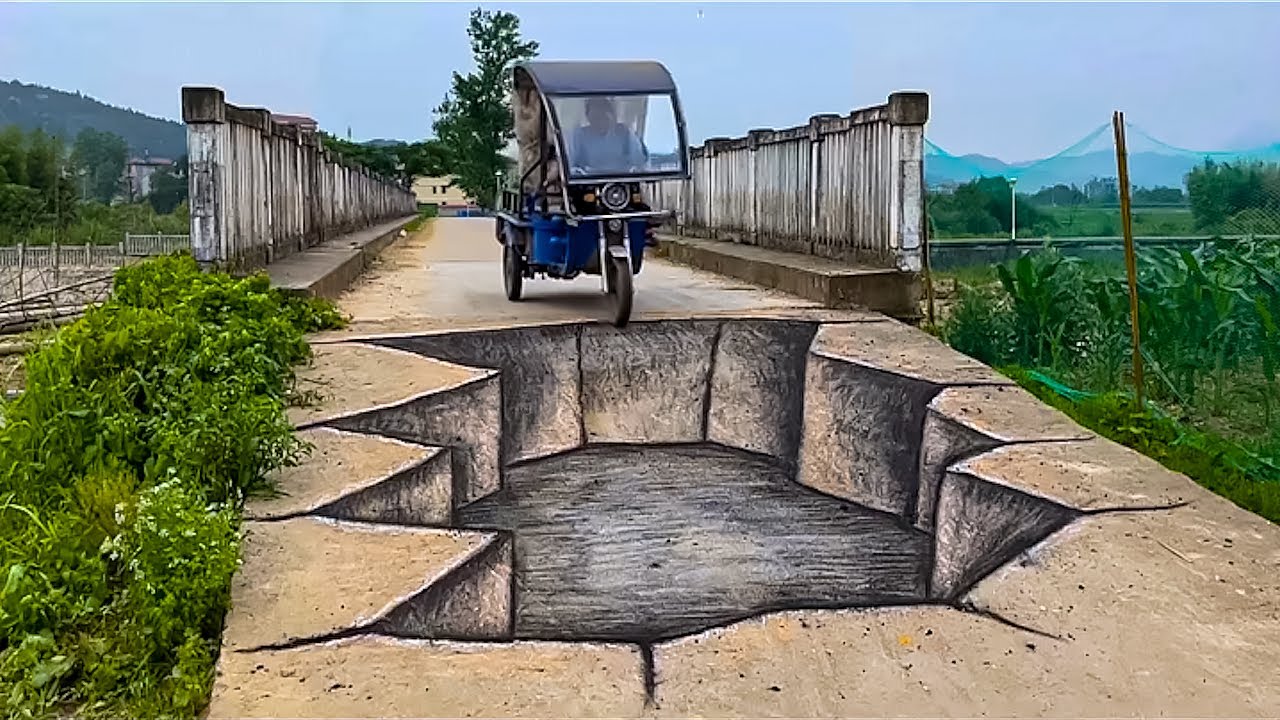 ⁣Amazing 3D Painting Art Just For Fun