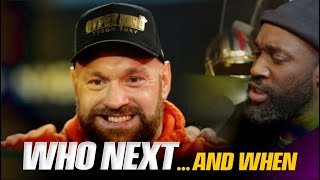 TYSON FURY TEASES RETURN ...BUT AGAINST WHO AND WHEN?