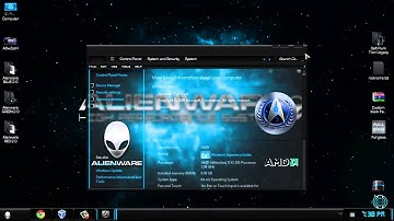 Alienware 2.0 Premium Windows 7 custom theme