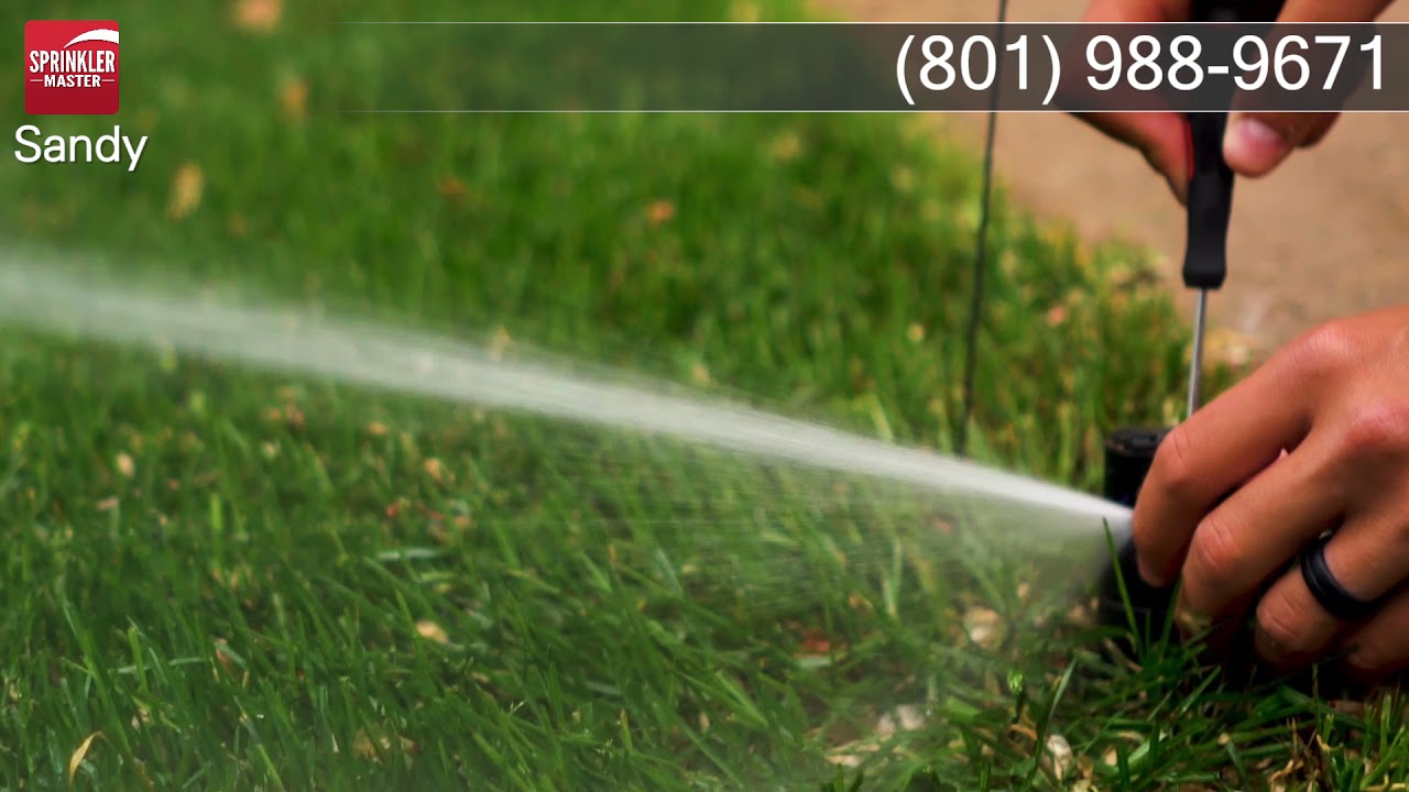 Sprinkler Repairs in Sandy, UT with Sprinkler Master Repair YouTube