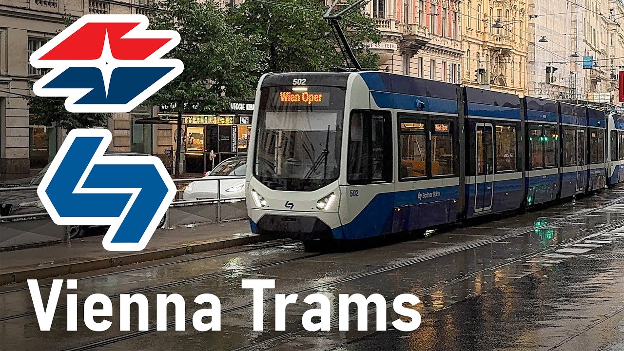 [4K] 🇦🇹 Венский Трамвай | Wiener Linien и Badner Bahn