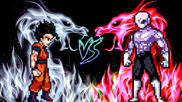 Mystic Gohan TP OP (New) VS Jiren OP (all form) in Jump Force Mugen