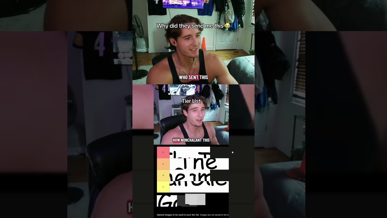 Who sent me this 😭 #reaction #clip #tierlist #ranking #schizo
