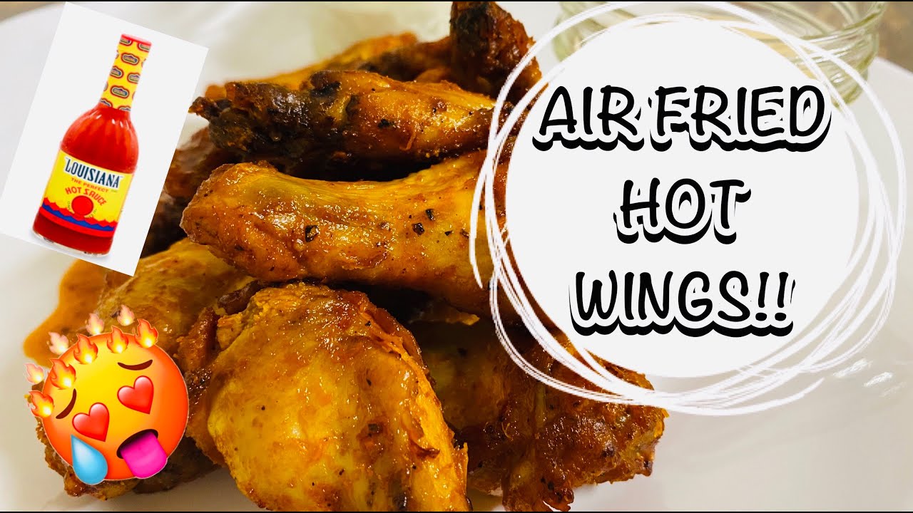 AIR FRIED HOT WINGS F/LOUISIANA HOT SAUCE INSIGNIA 3.4 QT NIJAH J