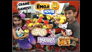 Crane Games The Emoji Movie Despicable Me 3 Fingerlings Sing Boardwalk Fun Jersey Shore Vlog