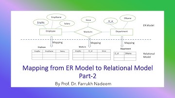 Mapping ER Model to Relational Model - Part 2