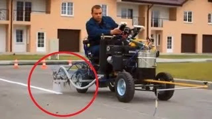 #Amazing Amazing Road Lines Painting / Marking Machine Compilation #HD #2017
