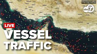 🔴 LIVE | Map shows vessel traffic after Strait of Hormuz closes over deadly attacks on Lebanon