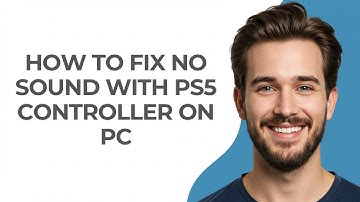 How To Fix No Sound With Ps5 Controller On Pc - GUIDE!