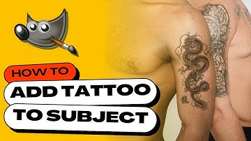 How to Add a Tattoo to a Person Using GIMP