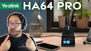 Yealink HA64 Pro Wireless Headset: Comfort & Great Noise Cancellation