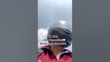 DU SOL Book Appointment 2024📖 Part-2 #dusol #schoolofopenlearning #bookappointment #trending