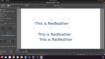 Krita Text Fade With Background Color Or Colour