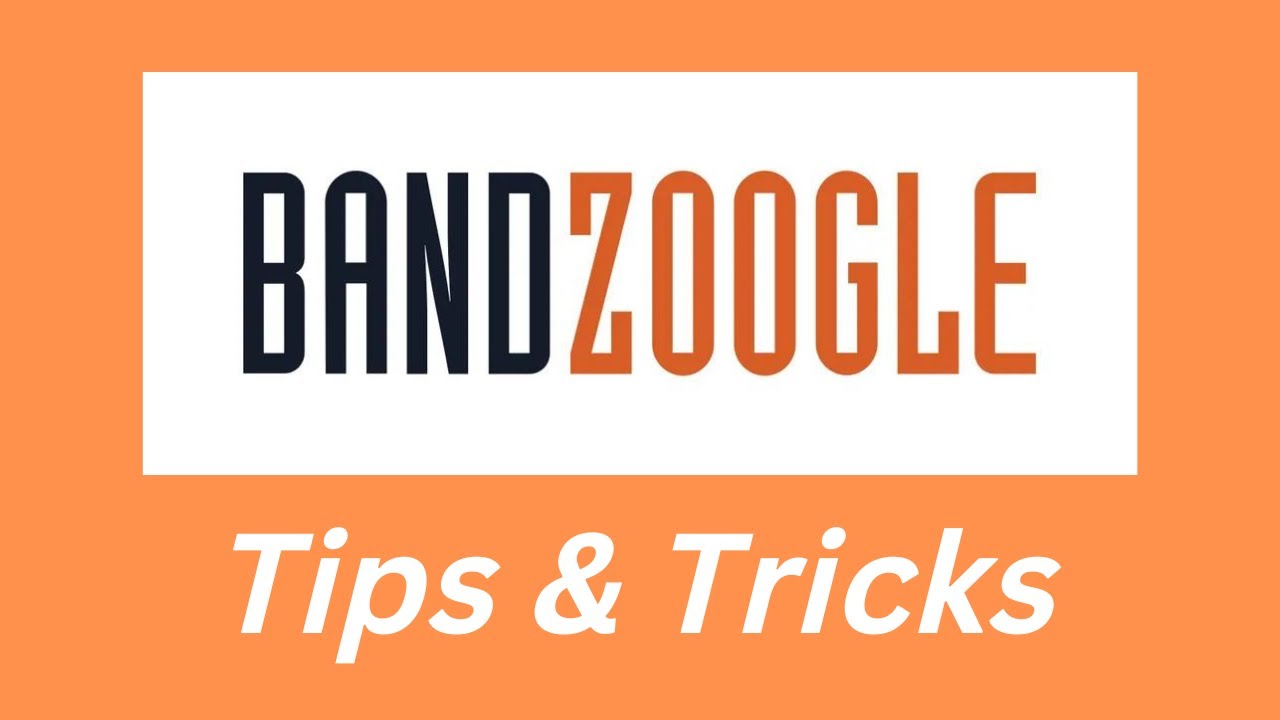 Bandzoogle Tips and Tricks