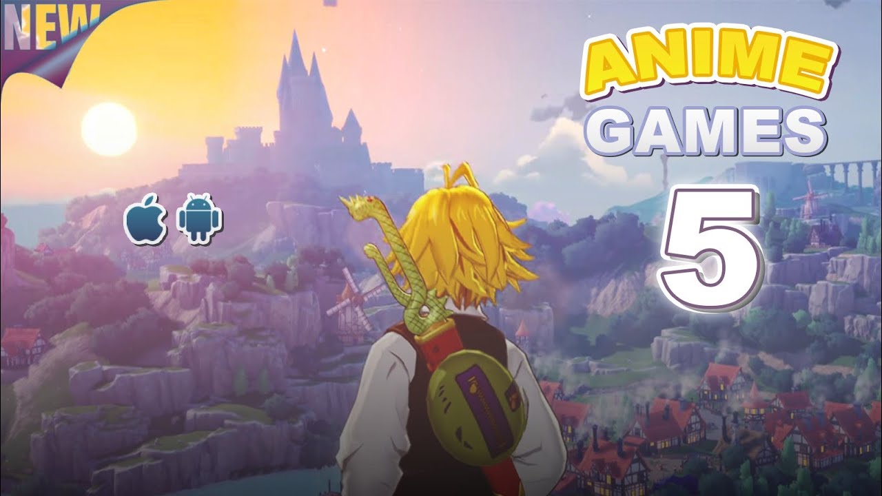 NEW 5 BEST ANIME GAMES FOR MOBILE DEVICE'S | 2022