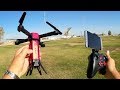 Lishitoys L6059 Foldable 720p HD FPV Obstacle Avoidance Drone Flight Test Review