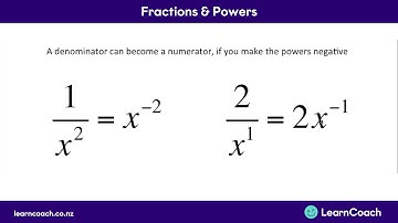 NCEA Calculus L3 Differentiation: Fractions and powers
