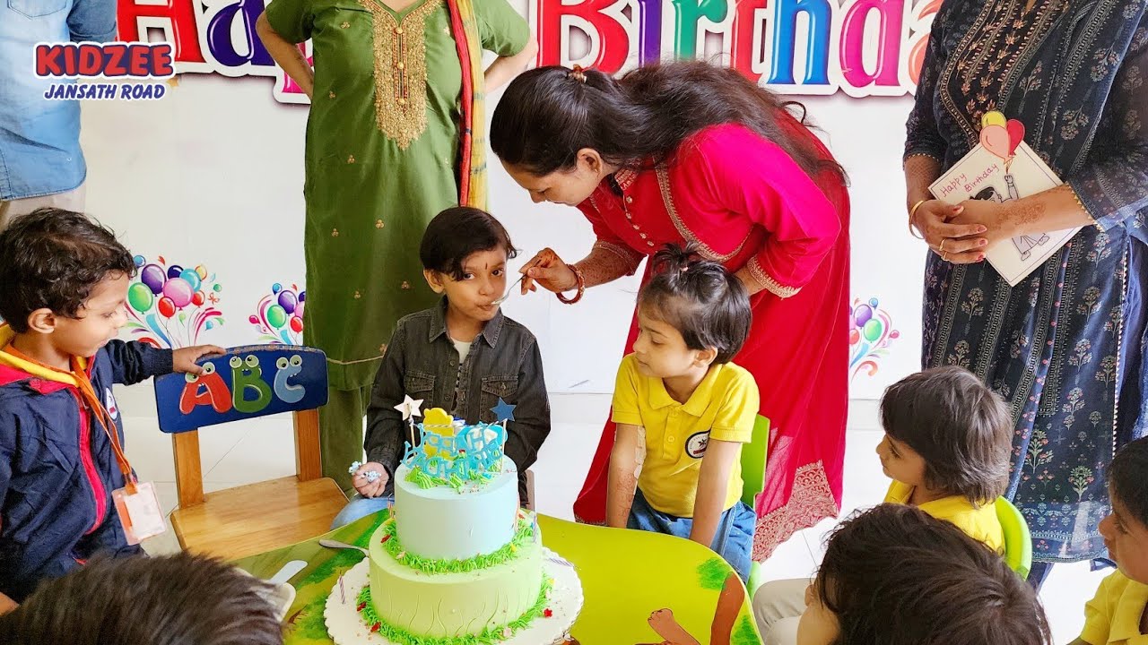 Sweet Memories of Birthday Celebration of Rudrim Bhardwaj Kidzee