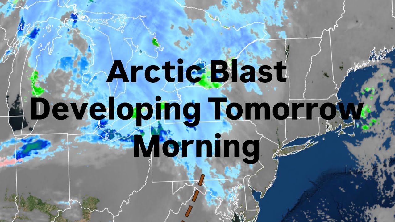 Arctic Blast Developing Tomorrow Morning - YouTube