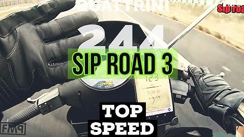 sip road 3 | top speed FAIL! | vespa 244 |