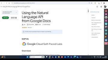 De Natural Language API van Google Docs gebruiken || Laboplossing || Google Cloud Arcade 2025