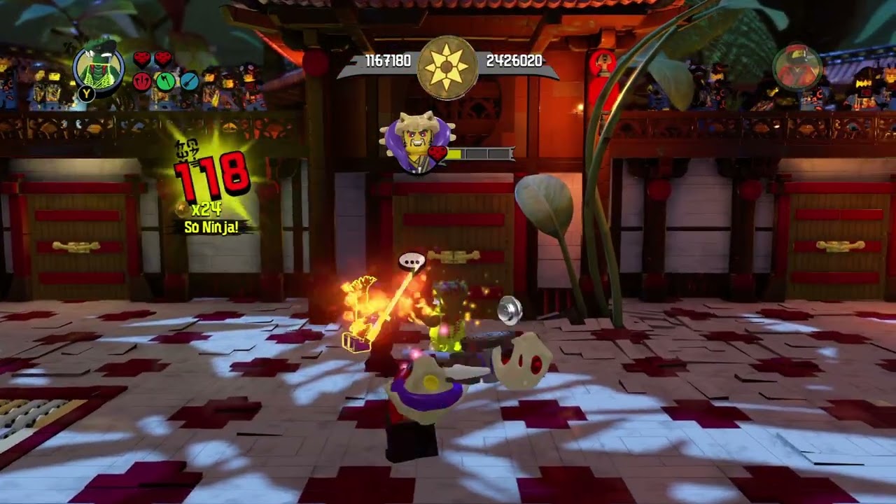 LEGO Ninjago Movie Videogame Boss Master Chen with Lizaru 