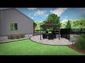 Winchester Pool Yard and Raised Patio